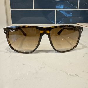 Ray Ban Boyfriend Sunglasses in light brown